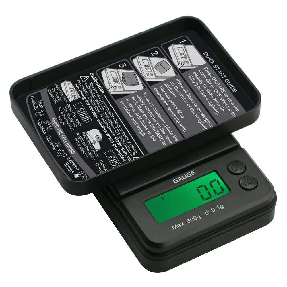 Truweigh Gauge Digital Mini Scale | 600G X 0.1G 1
