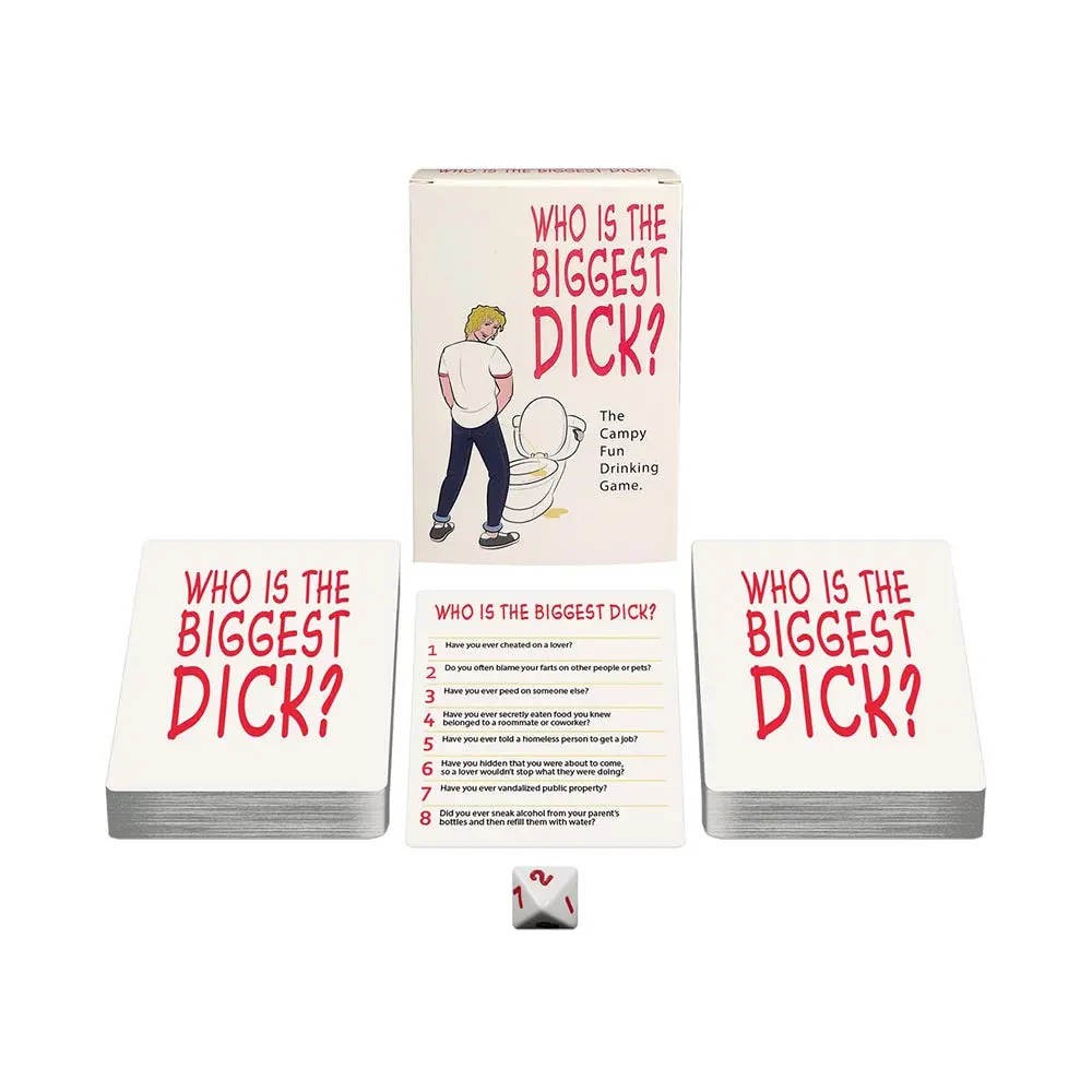 Who's The Biggest Dick? Drinking Card Game 1