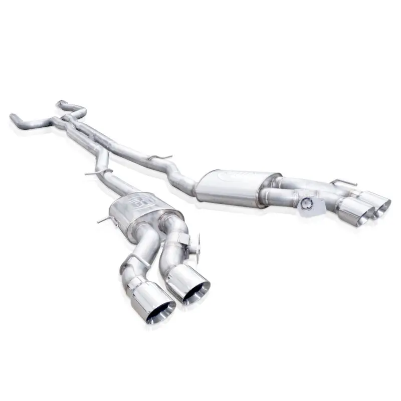 Stainless Works 2016-18 Cadillac Cts-V Sedan Catback System Resonated X-Pipe Dual-Mode Mufflers 1
