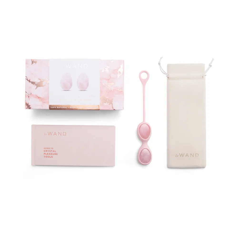 Le Wand Crystal Yoni Eggs Rose Quartz 1