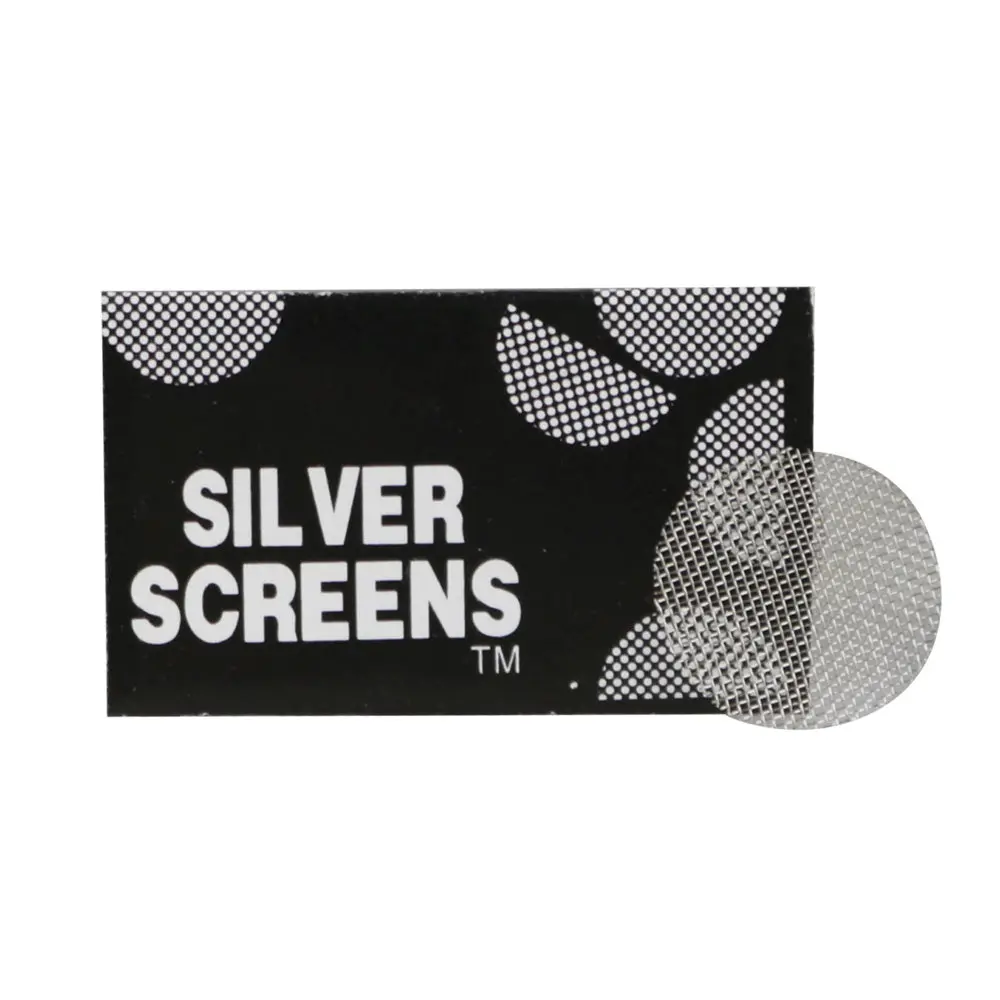 Pipe Screen Filters - 1/2" / Silver 100Pc 1