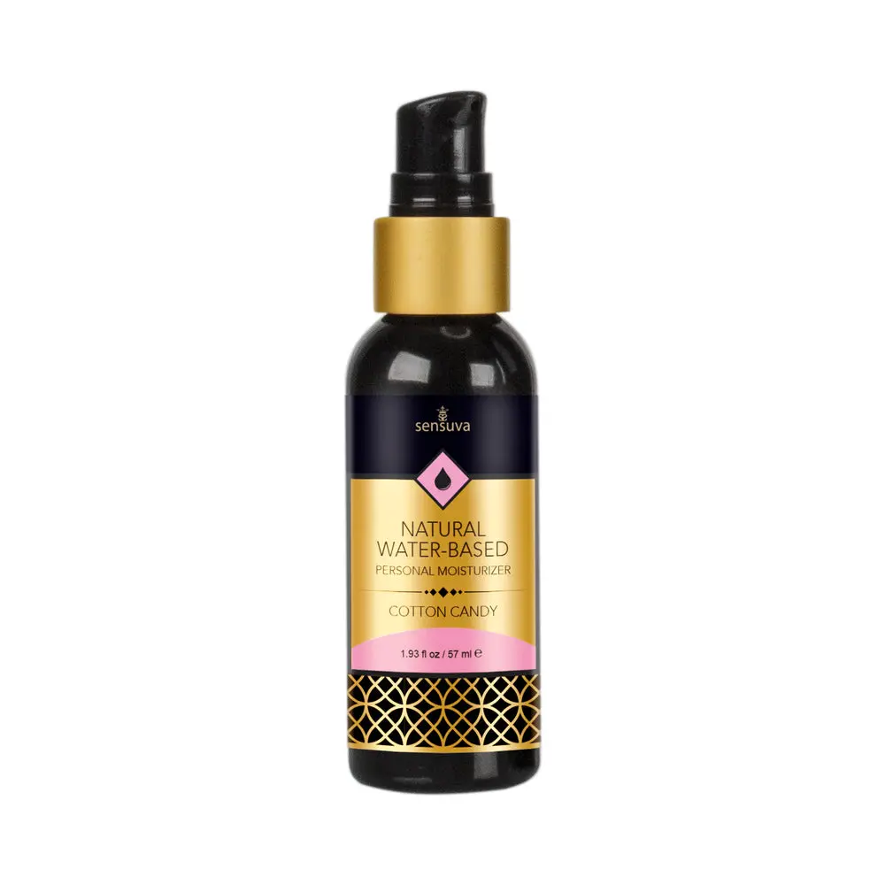Sensuva Natural Water-Based Personal Lubricant Cotton Candy 2 Oz. 1