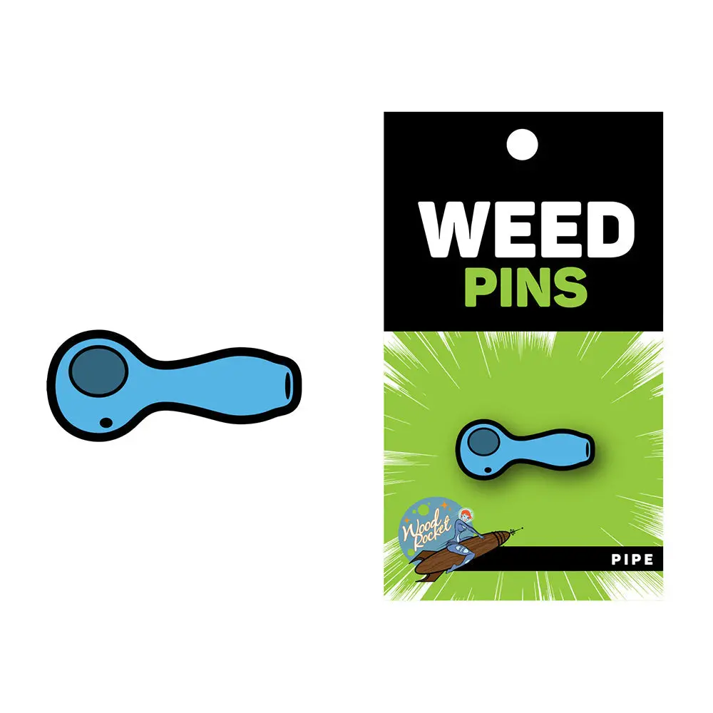 Weed Pin Blue Weed Pipe 1