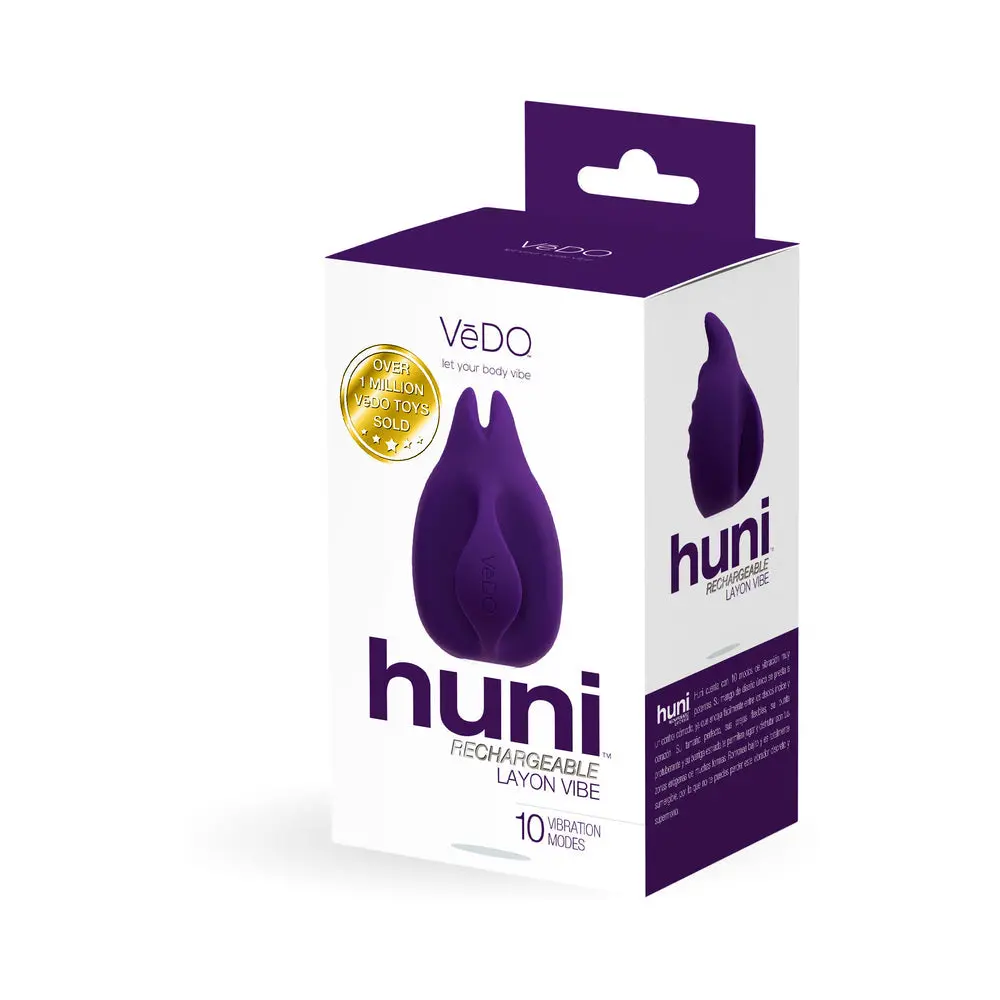 Vedo Huni Rechargeable Finger Vibe Deep Purple 1