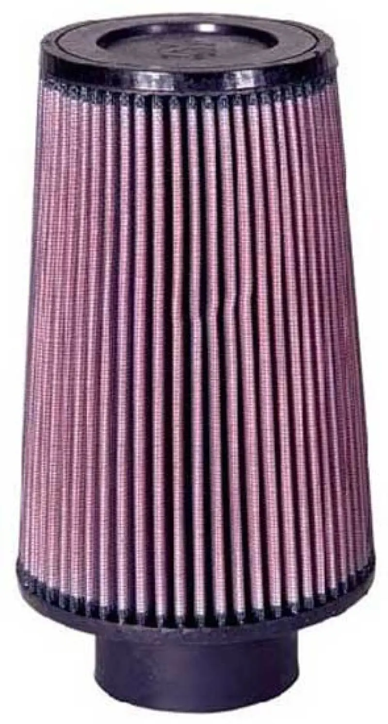 K&N Filter Universal Rubber Filter 3.25  Flange 5.5 Base 4.6875 Top 8 Height 1