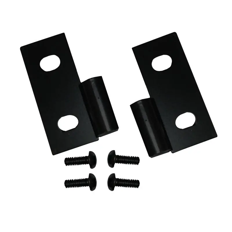 Rugged Ridge 76-06 Jeep Cj / Jeep Wrangler Black Lower Door Hinge Brackets 1