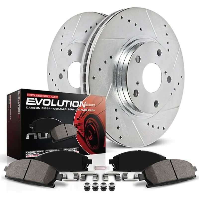 Power Stop 2021 Kia K5 Rear Z23 Evolution Brake Kit 1