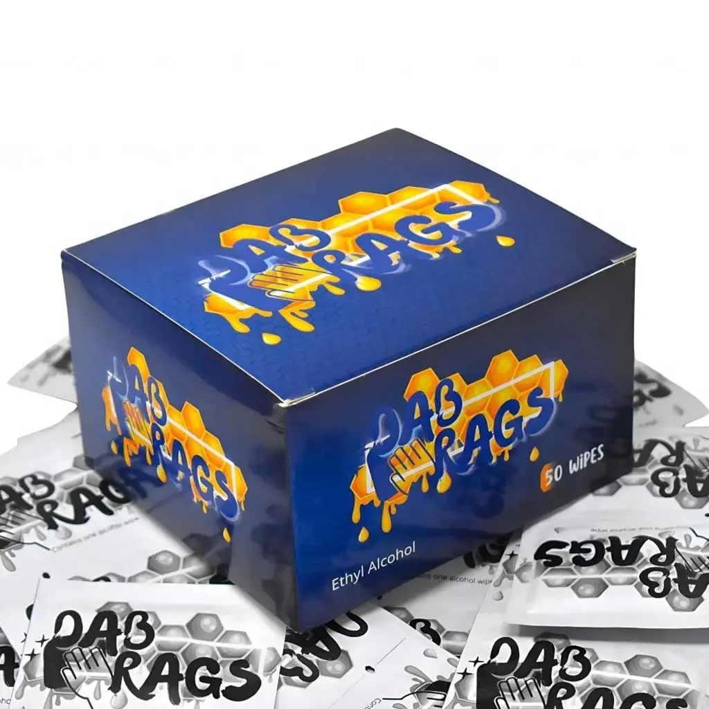 Dab Rags Ethyl Alcohol Wipes 50Ct 1