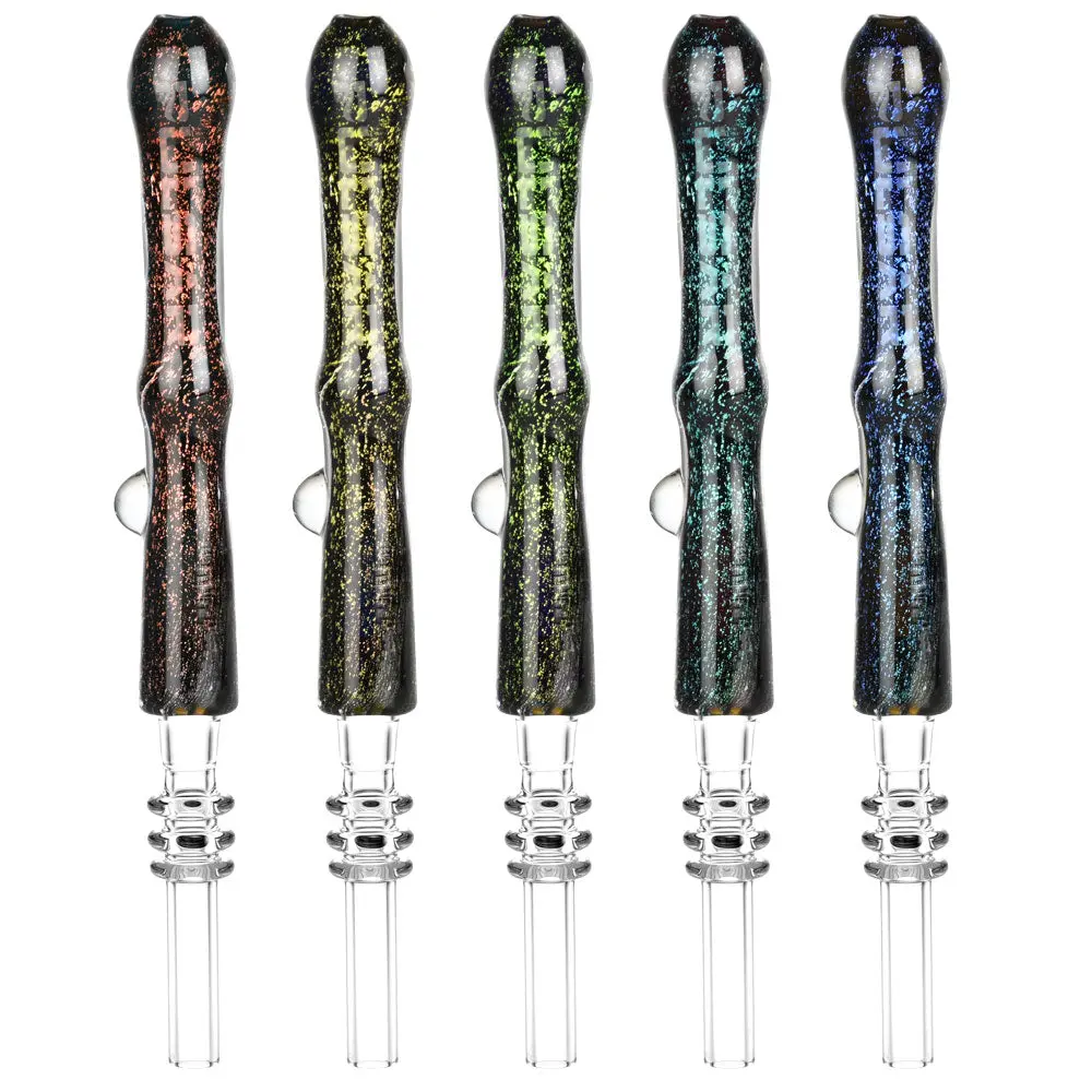 Pulsar Galaxy Glass Dab Straw - 6.5" / Colors Vary 1