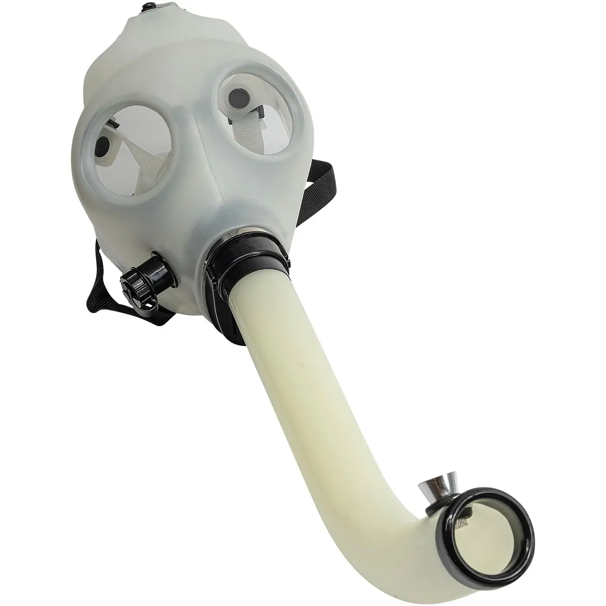 Acrylic Glow In The Dark Curved Steamroller Tube Gas Mask 1