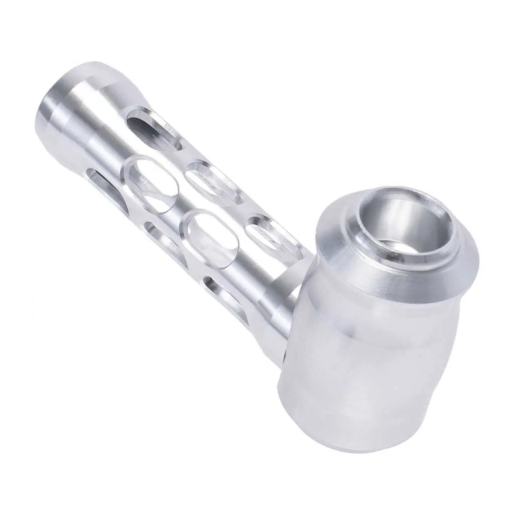 Aluminum Glass Perforated Hand Pipe 2