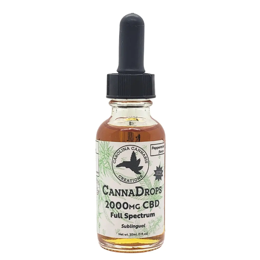 Full Spectrum 2000Mg Cbd Oil | Peppermint | Carolina Cannabis Creations 1