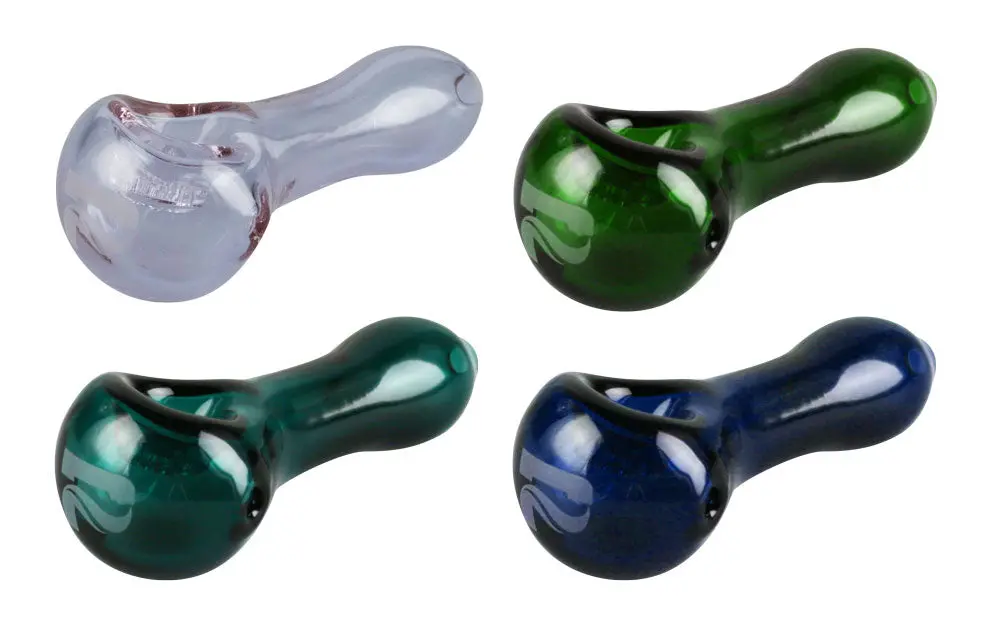 Pulsar Spoon Pipe Built-In Honeycomb Screen- 4"/Colors Vary 1
