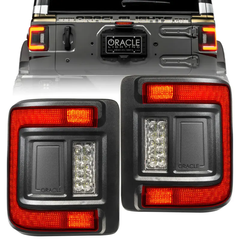 Oracle 2018+ Jeep Wrangler Rubicon/Sport Led Flush Mount Tail Light - Tinted See Warranty 1