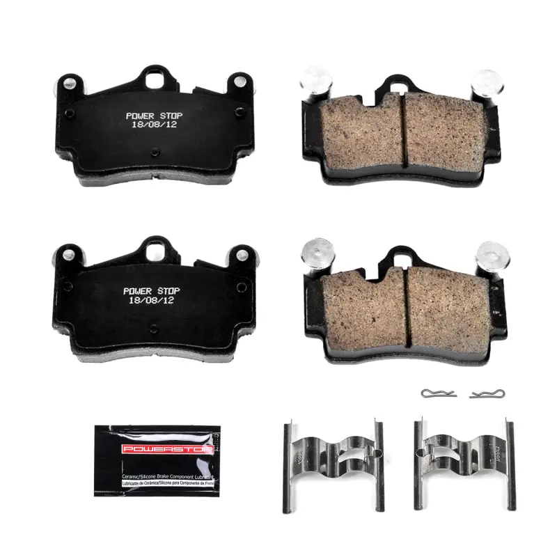 Power Stop 07-15 Audi Q7 Rear Z23 Evolution Sport Brake Pads W/Hardware 1