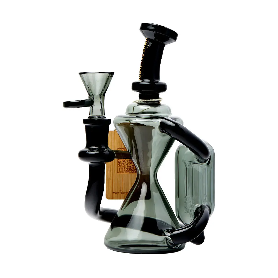 Cheech Glass 7" Tree Perc Recycler Water Pipe 3