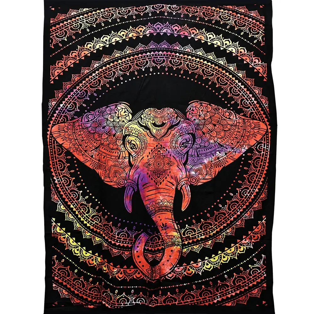 Trippy Sheetz Mystic Elephant Tapestry - 55"X85" 1