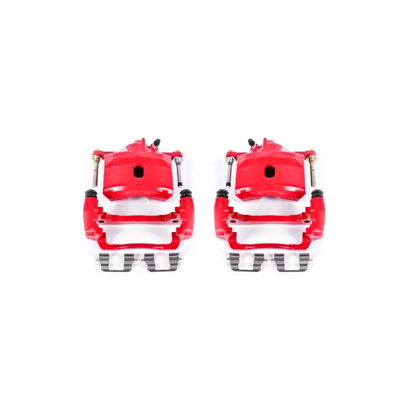 Power Stop 97-00 Acura El Front Red Calipers W/Brackets - Pair 1