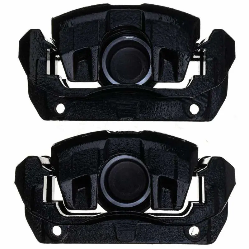 Power Stop 01-03 Acura Cl Front Black Caliper - Pair W/Bracket 1