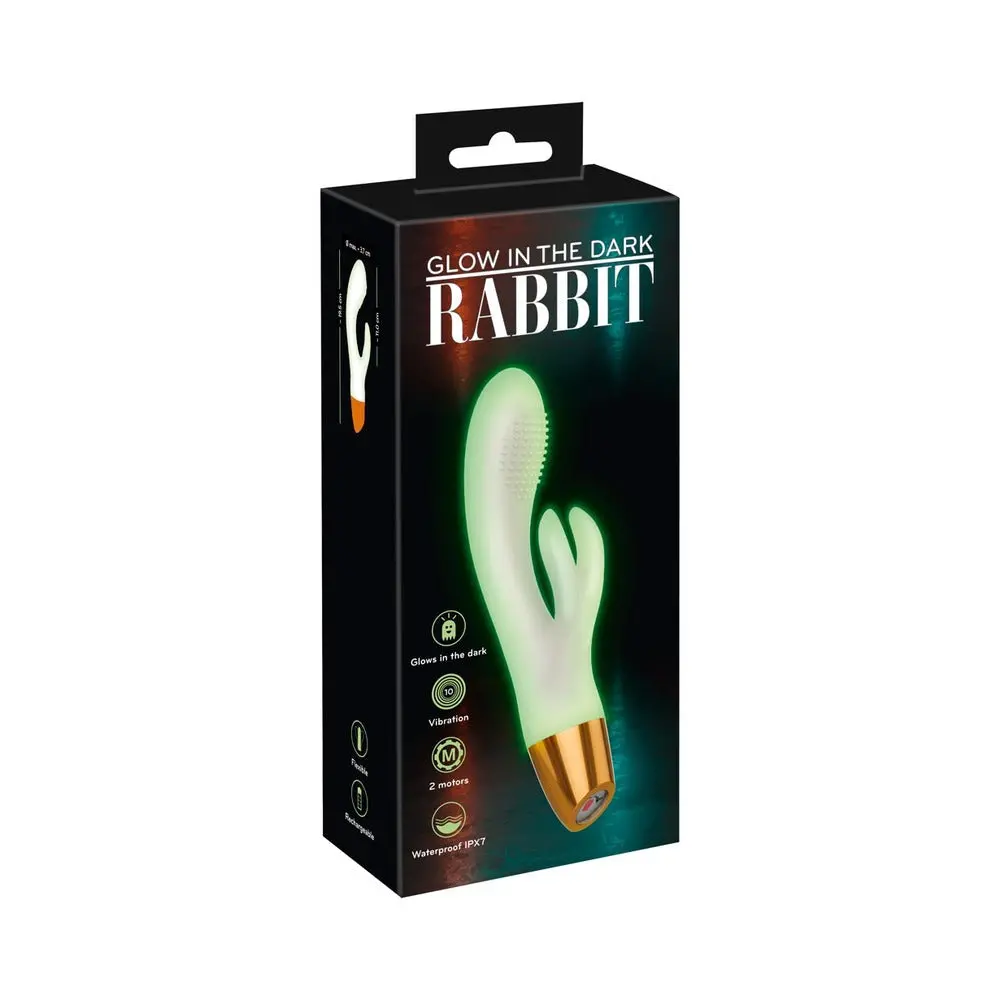 You2toys Glow-In-The-Dark Rabbit Vibrator 1