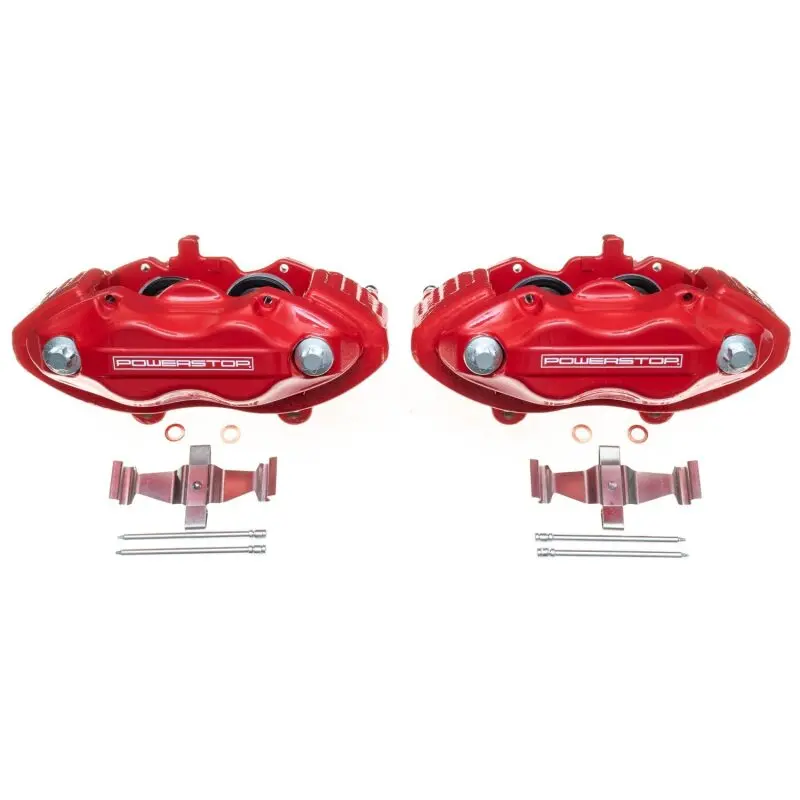 Power Stop 05-10 Chrysler 300 Front Red Calipers W/O Brackets - Pair 1