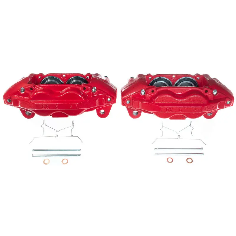 Power Stop 16-21 Toyota Sequoia Front Red Calipers - Pair 1