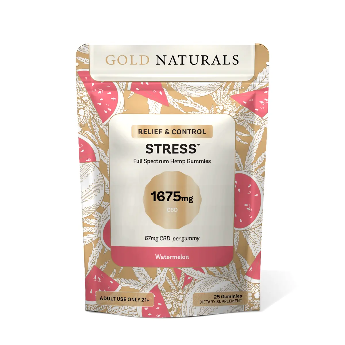 Gold Naturals Stress Relief Gummy 1