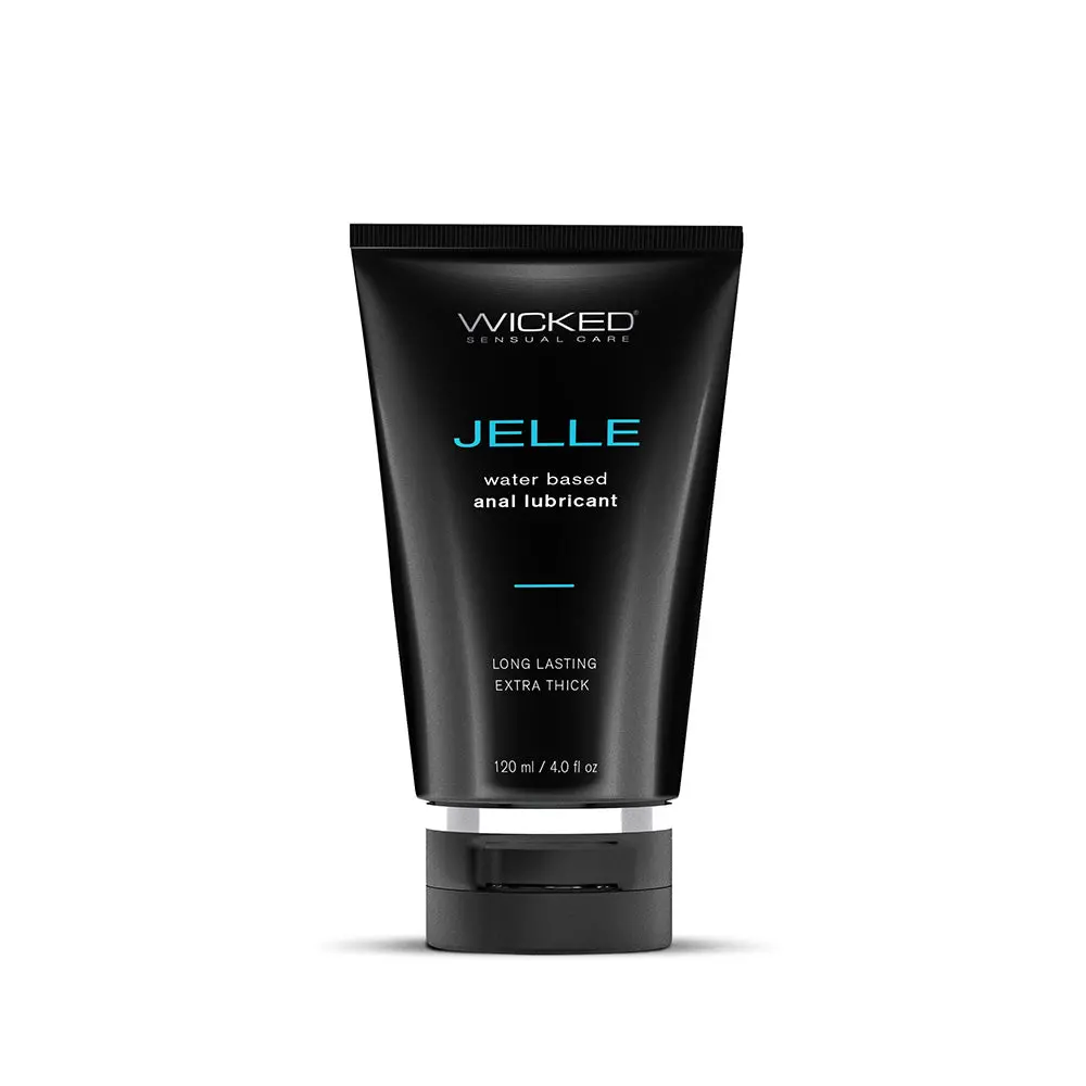Wicked Jelle Water-Based Anal Lubricant 4 Oz. 1