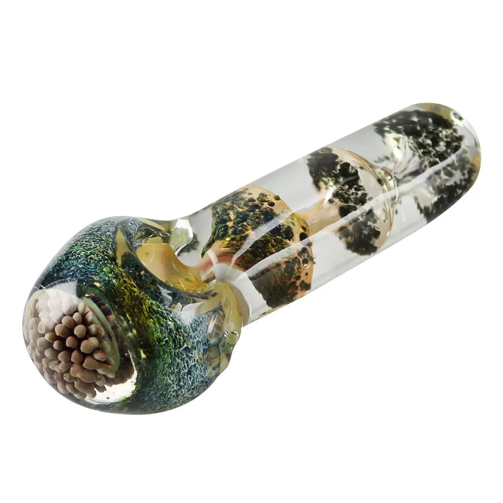 Fritted Glass Spoon Pipe 1
