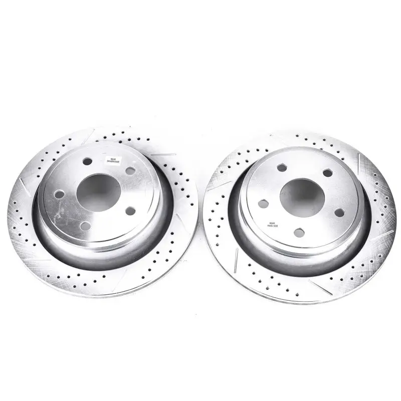 Power Stop 07-09 Chrysler Aspen Rear Evolution Drilled & Slotted Rotors - Pair 1