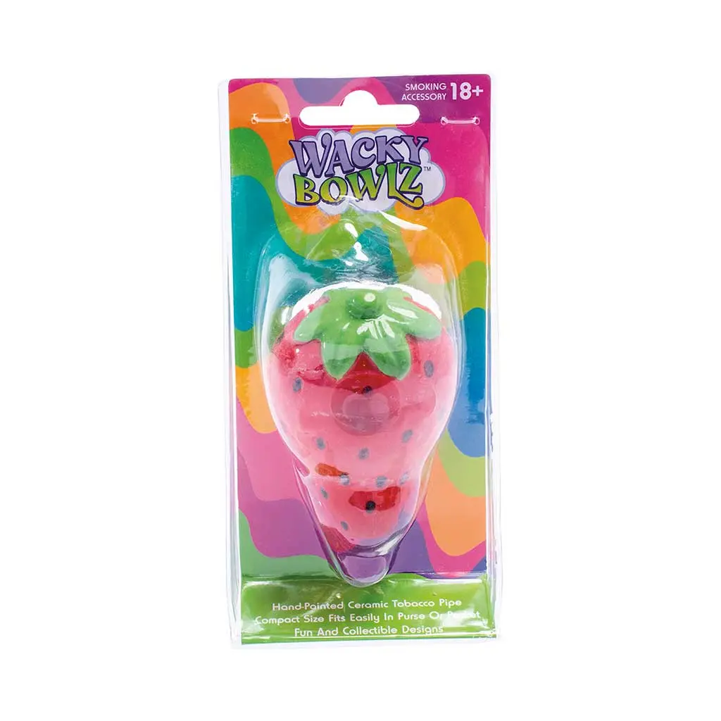 Strawberry Ceramic Hand Pipe 2