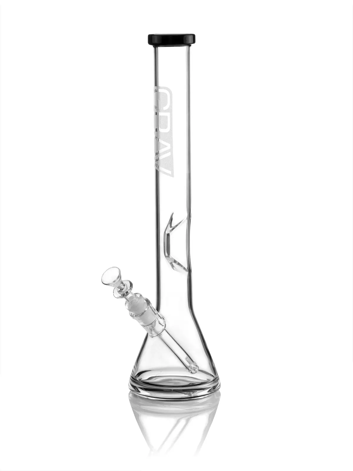 Grav® Large, Black Accent Beaker Base Water Pipe 1