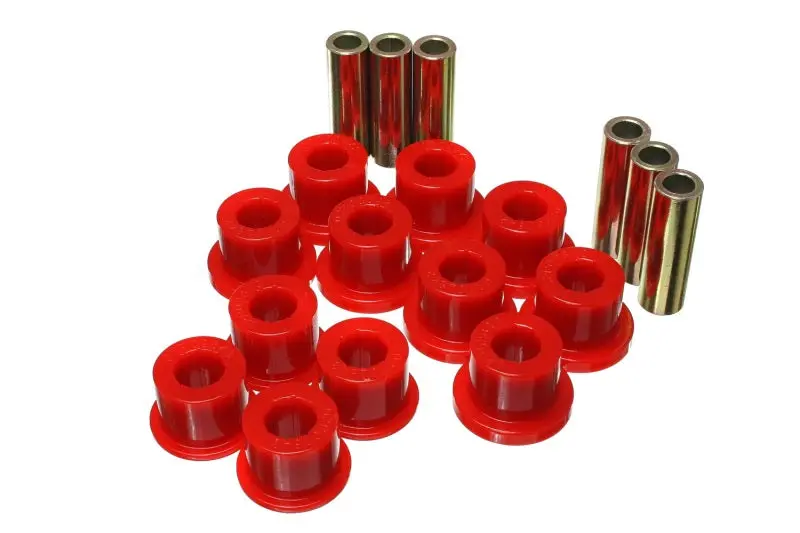 Energy Suspension 05-14 Toyota Tacoma Rear Leaf Spring Bushings - Red 1