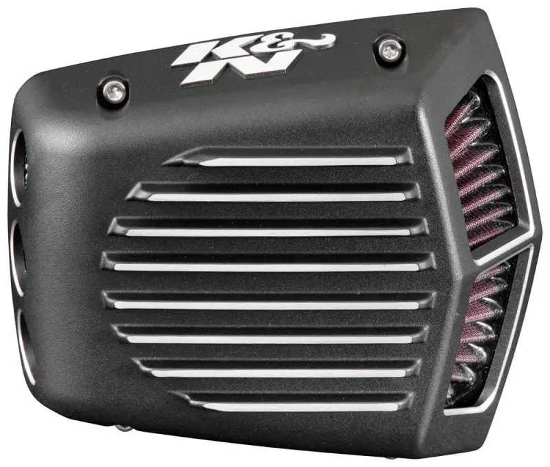 K&N Street Metal Intake System For 01-16 Harley Davidson Softail/Dyna - Shaker Black 1