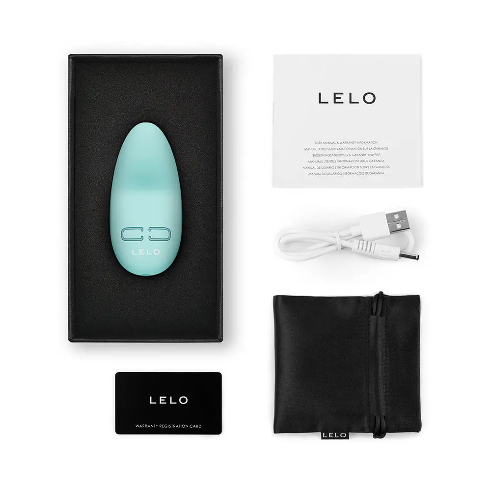 Lelo Lily 3 Rechargeable Mini Silicone Vibrator Polar Green 1