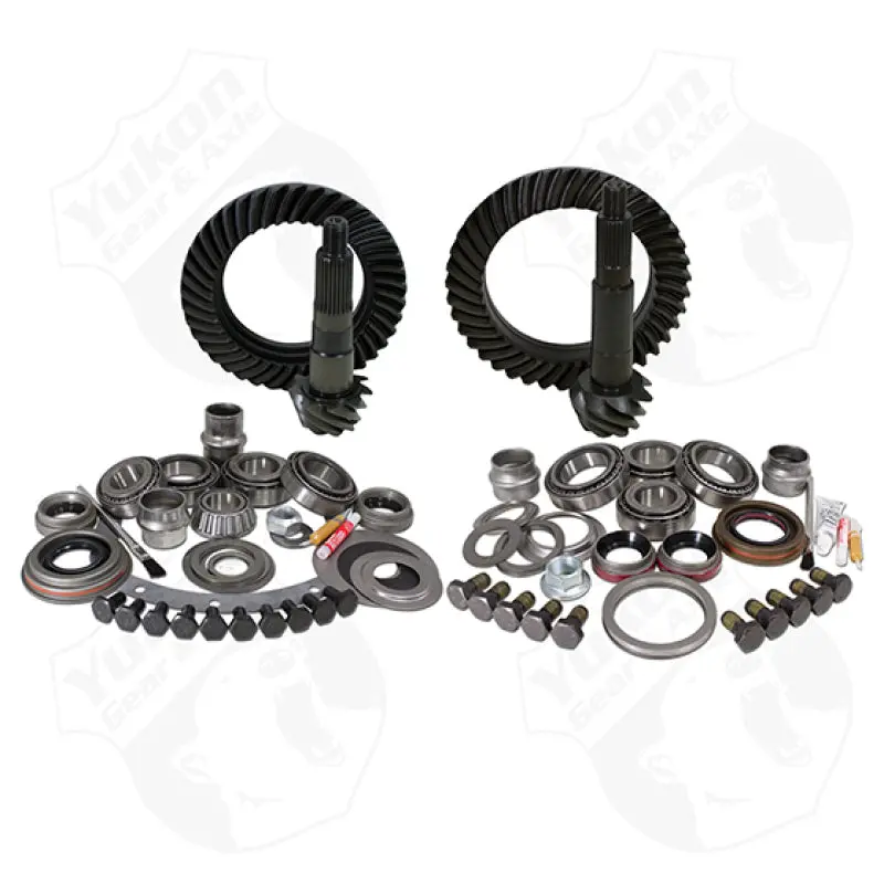 Yukon Gear & Install Kit Package For Jeep Tj W/ Dana 30 Front/Model 35 Rear In A 4.56 Ratio 1