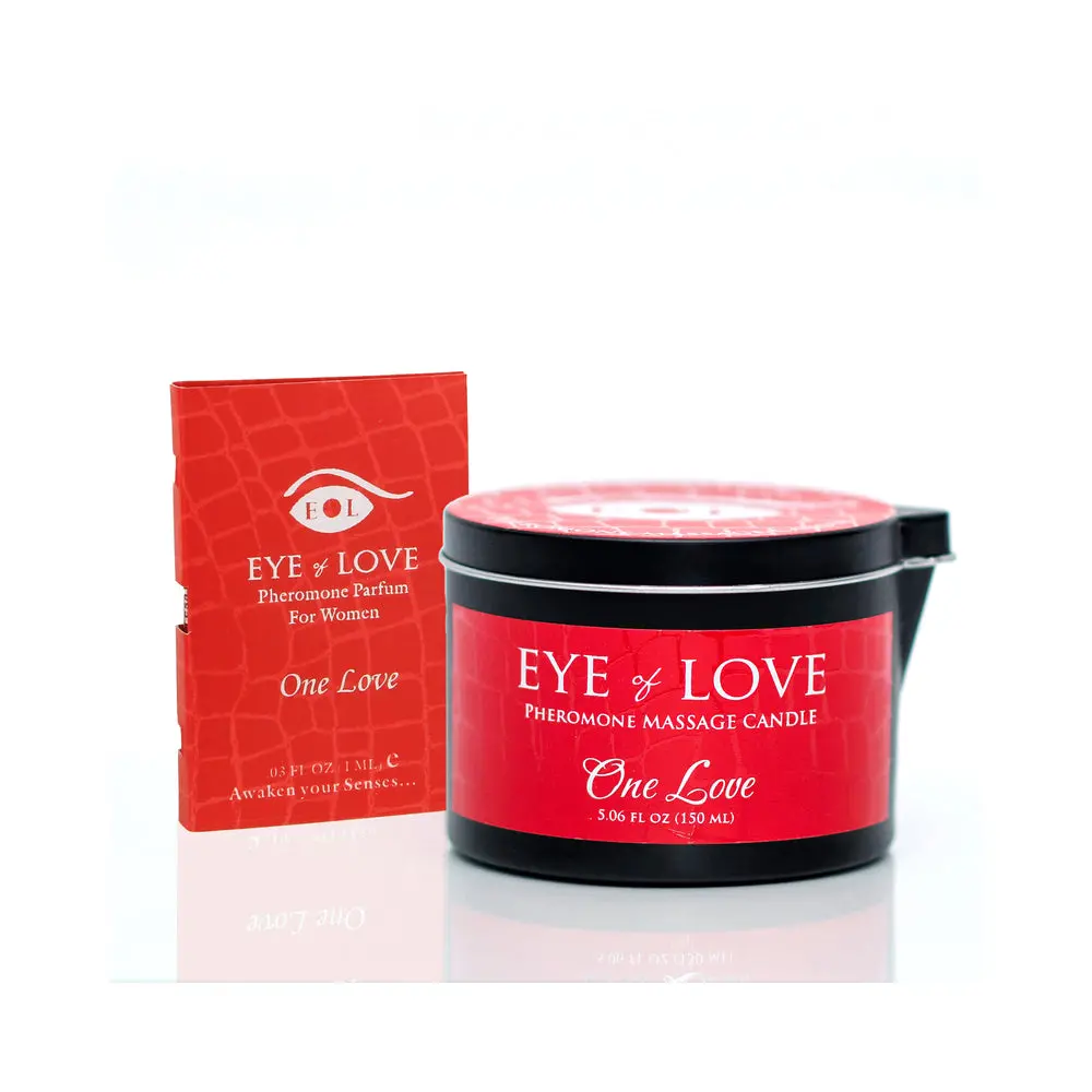 Eye Of Love One Love Attract Him Pheromone Massage Candle 1