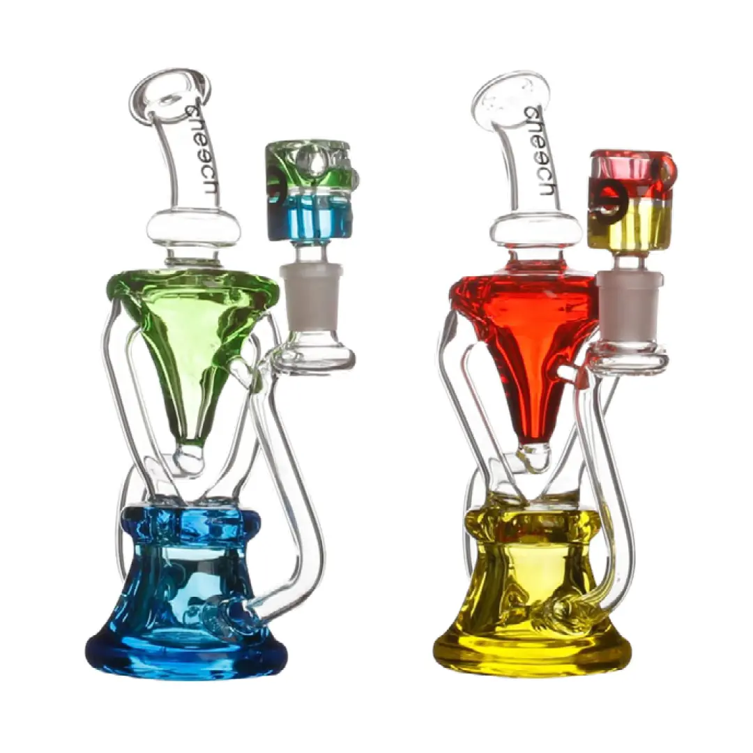 Cheech Glass Dual Color Glycerin Recycler 1