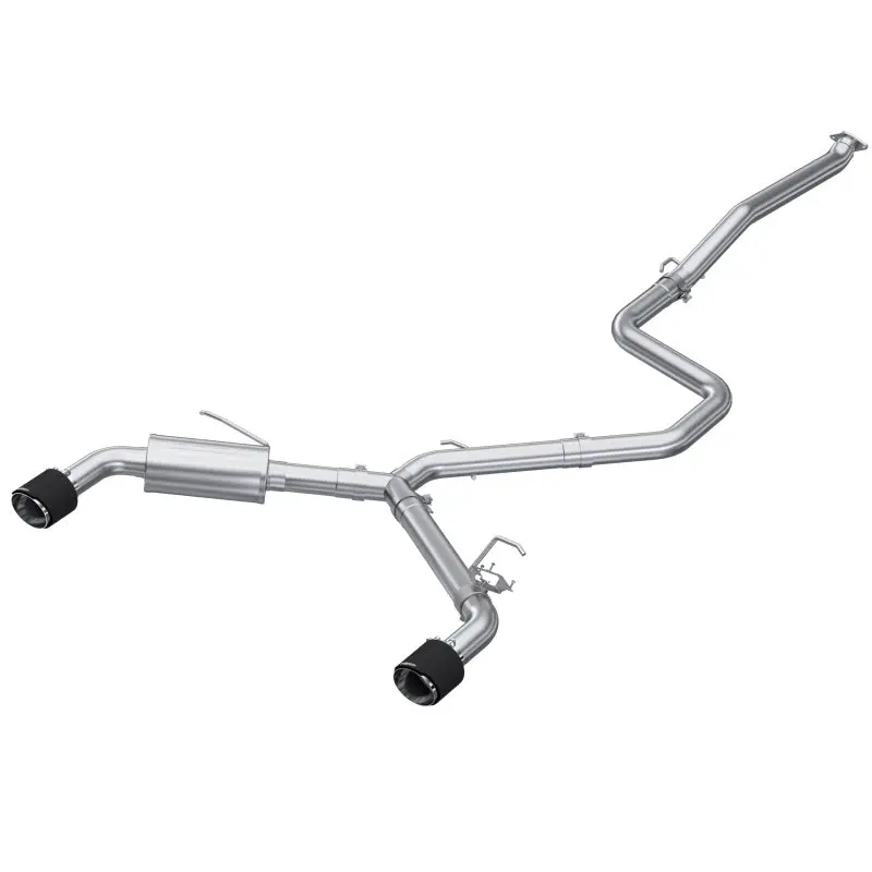 Mbrp 22-23 Hyundai Elantra N 2.0L Turbo T304  5In Od Cf Tips Dual Outlet 3In Cat Back Exhaust 1