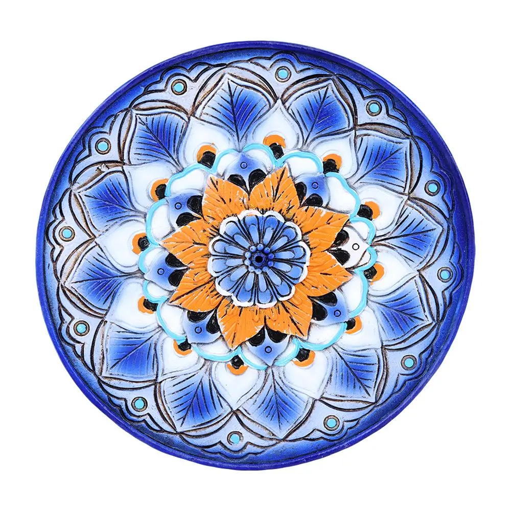Mandala Round Incense Burner - 4.8" 1
