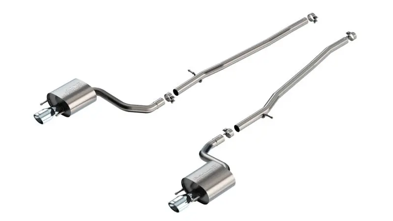 Borla 16-17 Lexus Is200t / 18-24 Lexus Is300 2.25In S Type Cat Back 4.25In Tip - Stainless Steel Tip 1