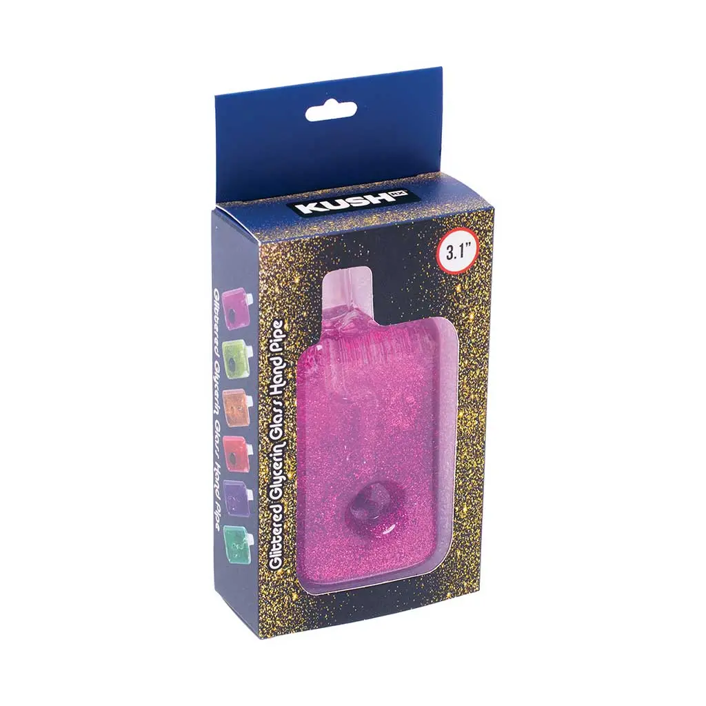 Liquid Glitter Square Hand Pipe 5