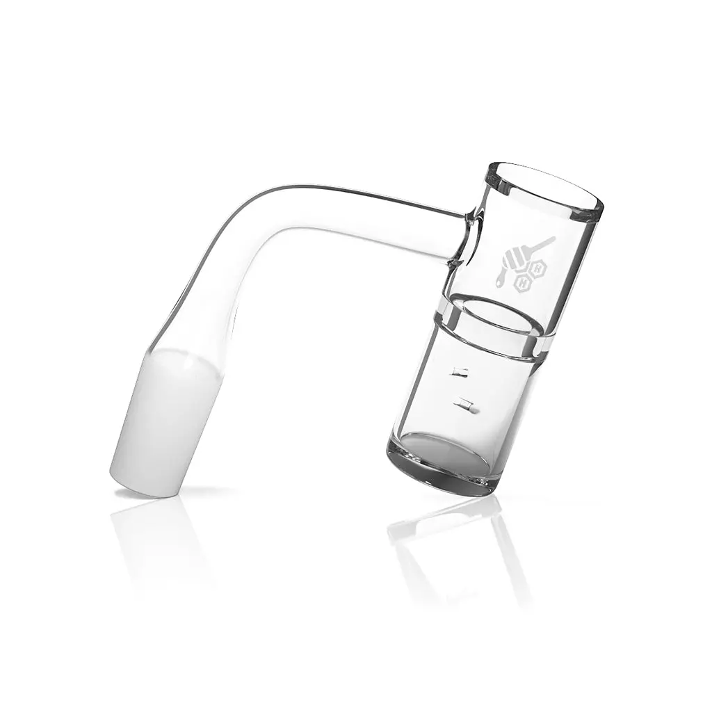 Honeybee Herb Honey Well Quartz Banger- 90° | Yl 1