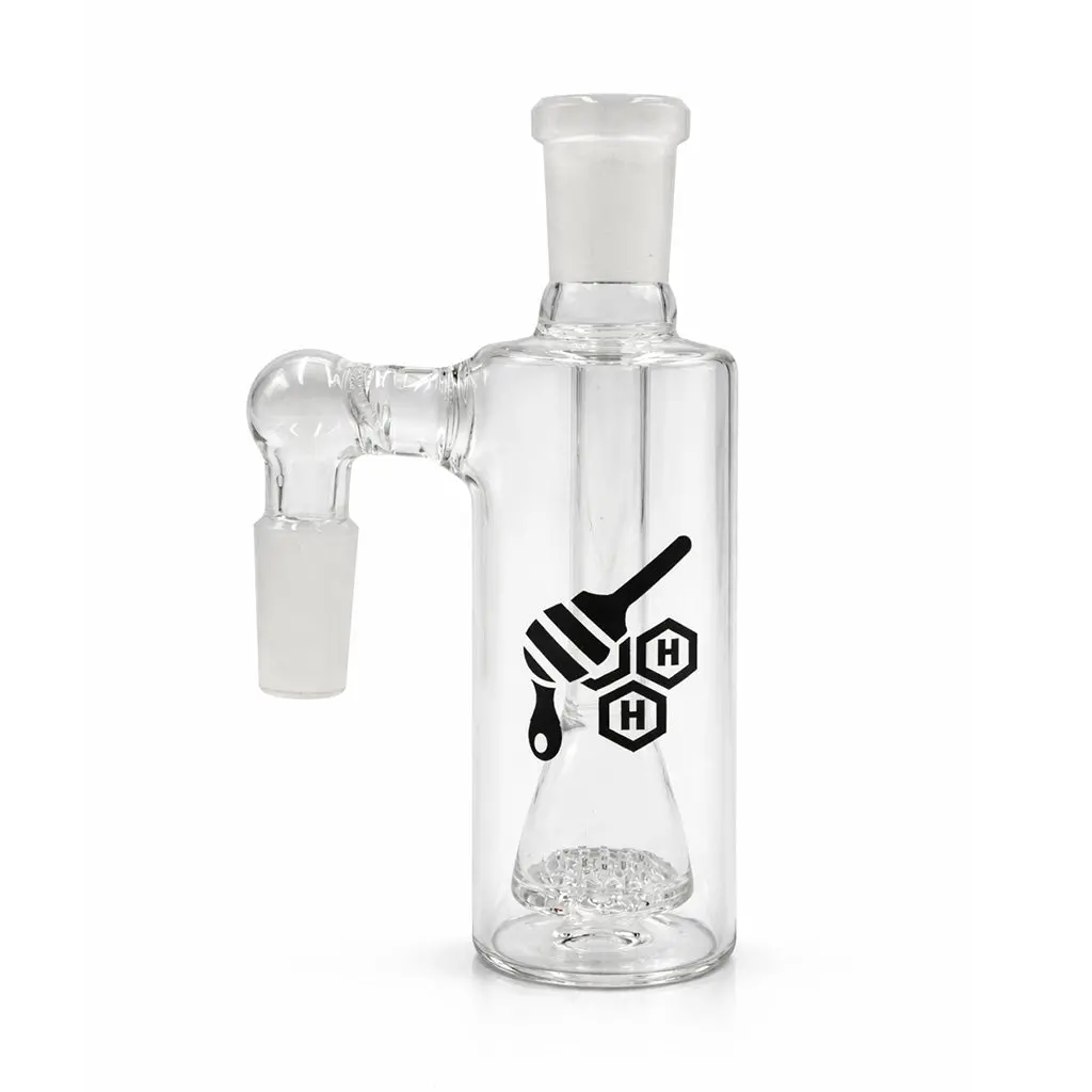 Honeybee Herb Honeycomb Disc Perc Cylinder Ash Catcher 2