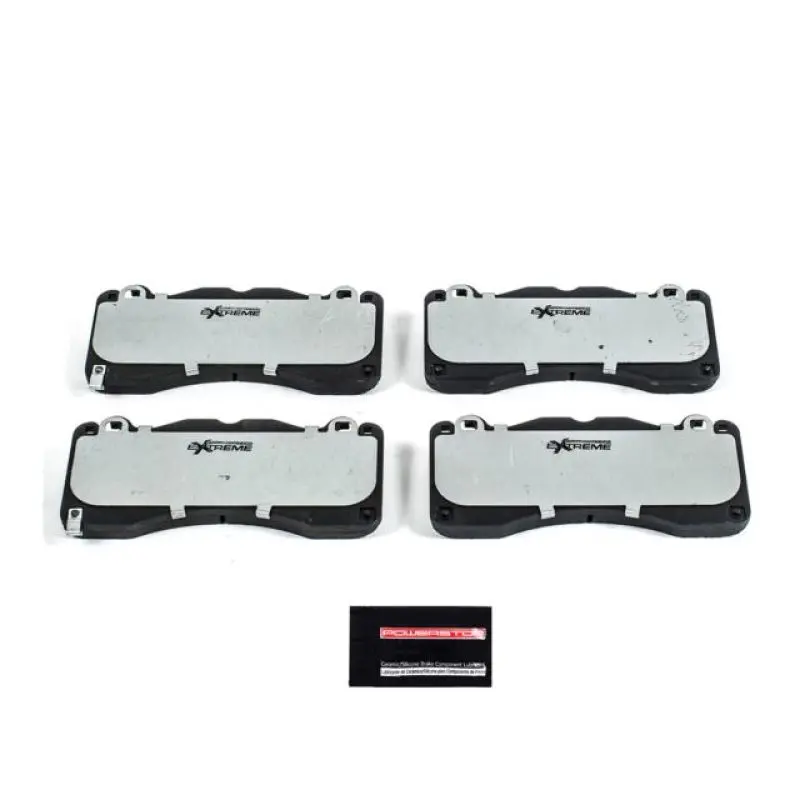 Power Stop 15-19 Ford Mustang Front Z26 Extreme Street Brake Pads W/Hardware 1