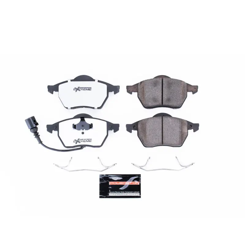 Power Stop 00-06 Audi Tt Front Z26 Extreme Street Brake Pads W/Hardware 1