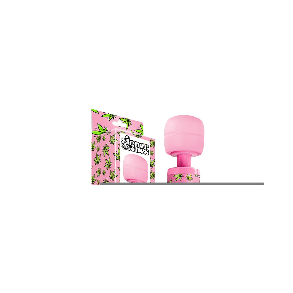 Stoner Vibes Wacky Weed Wand Massager Pink Kush 1