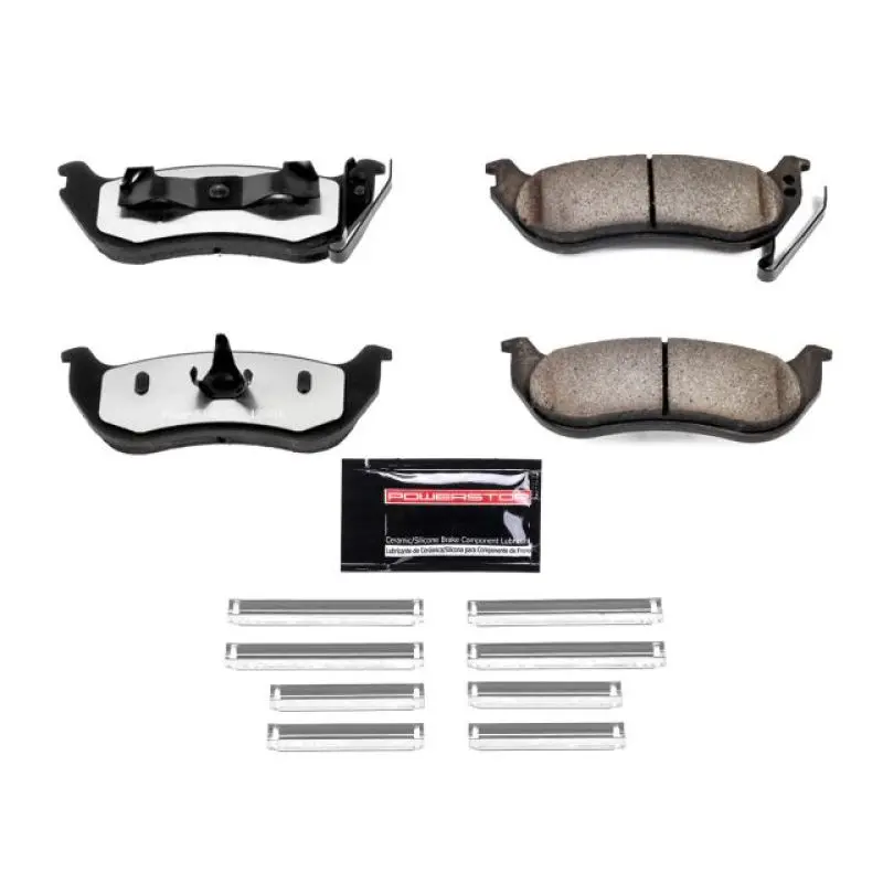 Power Stop 03-07 Jeep Liberty Rear Z36 Truck & Tow Brake Pads W/Hardware 1