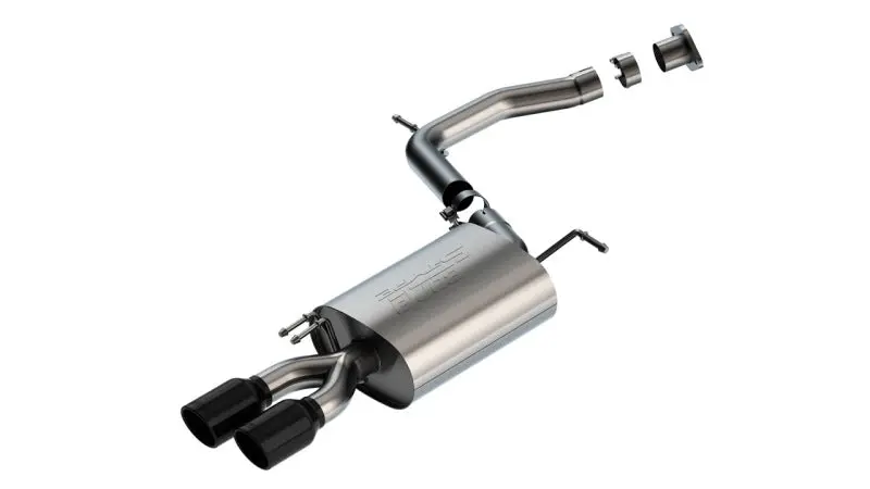 Borla 20-22 Hyundai Palisade/2023 Kia Telluride 3.8L V6 S-Type Axle-Back Exhaust W/ Black Chrome Tip 1