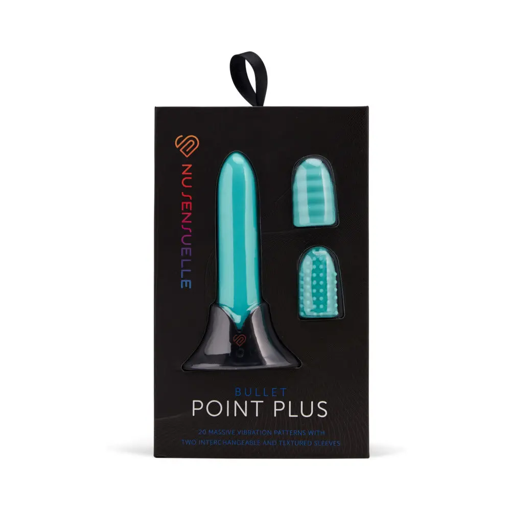 Nu Sensuelle Point Plus Bullet With Sleeves Tiffany Blue 1